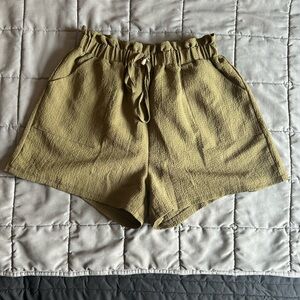 Olive Green Women's Shorts
